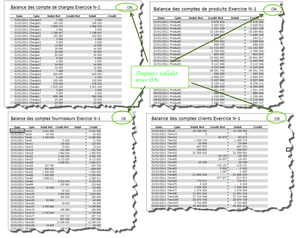 Balance comptes n-1