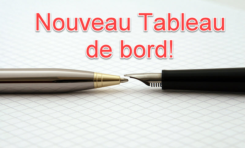 Nouveau tableau de bord : le tableau de bord des ventes que j&rsquo;utilise